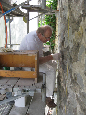 St. Gallen, Rundturm, Putzkonservierung